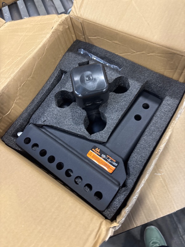 Photo 1 of Mmtowus Adjustable Trailer Hitch -Drop Hitch Fit 2.5" Receiver-8" Drop/Rise