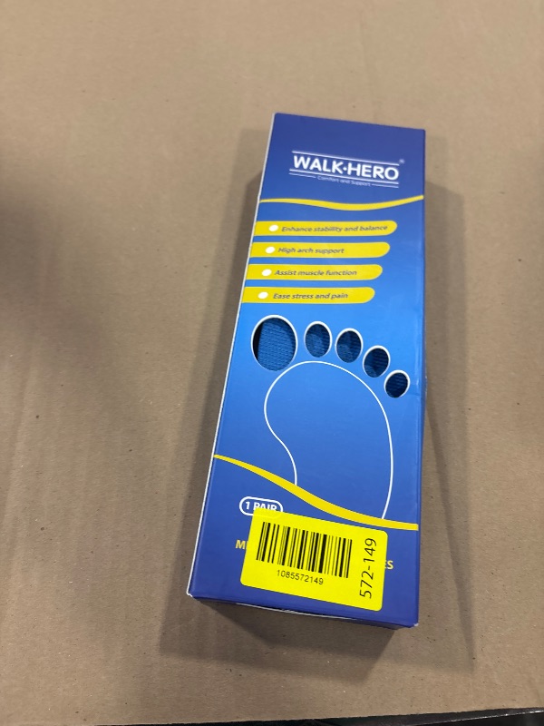 Photo 1 of Plantar Fasciitis Feet Insoles Arch Supports Orthotics Inserts Relieve Flat Feet, High Arch (Mens 4-4 1/2 | Womens 6-6 1/2)