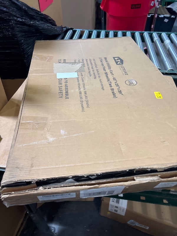 Photo 1 of Utility Tool Cart with Wheel, 45In Large Rolling Utility Carts with Handle