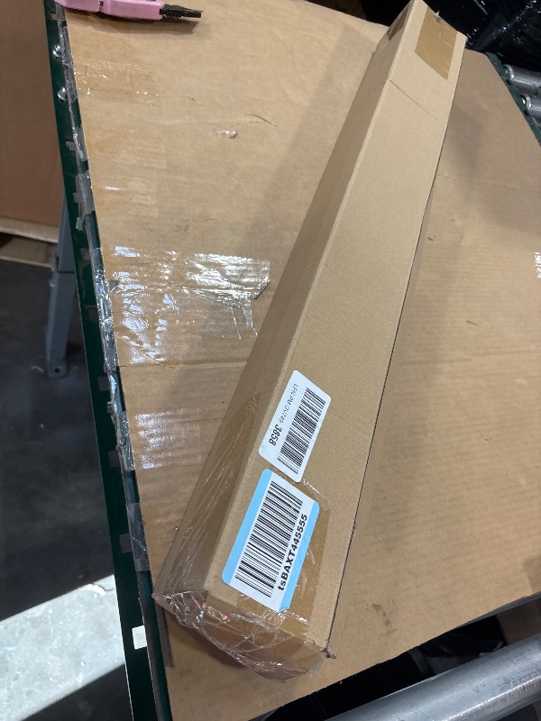 Photo 1 of Yaocom 4 Strip White 32 Inch Vinyl U-Shape Door Bottom Seal, Slide on Weatherstrip Interior Door Bottom to Block Light and Reduce Noise Fits 32 x 1-3/8 Doors, Fills 1/2 1-1/2 Gaps