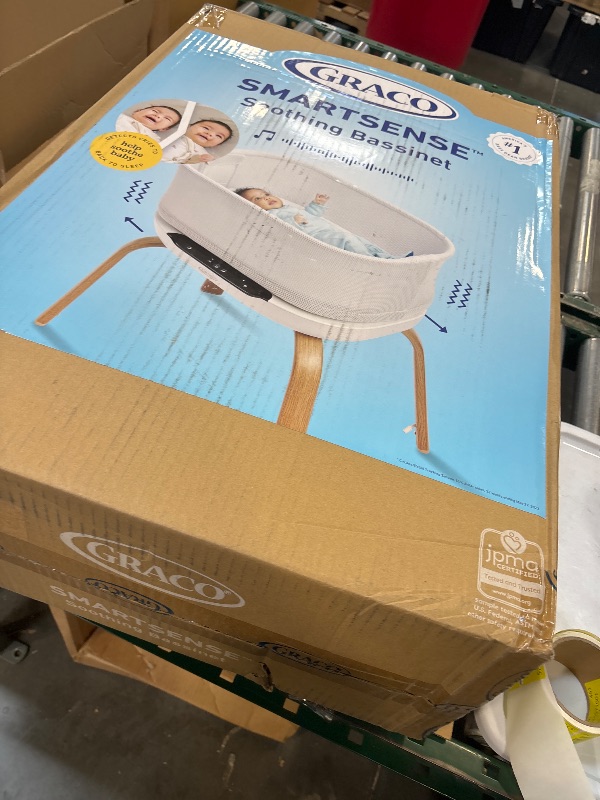 Photo 1 of Graco® SmartSense Soothing Baby Bassinet – Smart Newborn Bassinet Detects and Automatically Responds to Baby's Cries – for Newborn Babies to 6 Months
