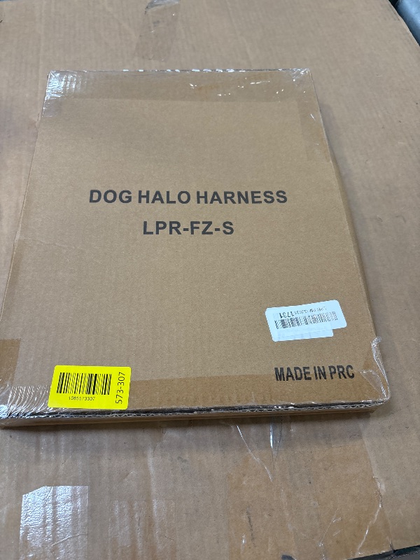 Photo 1 of LetPetRun Protective Halo Harness for Blind Dogs, Adjustable Collision Prevention Vest with Soft Padding and Secure Fit for Small and Medium Dogs (21.8-25.7in)