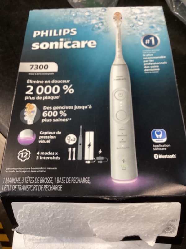 Photo 1 of Philips Sonicare 7300 Series Electric Toothbrush - Next-Generation Sonicare Technology