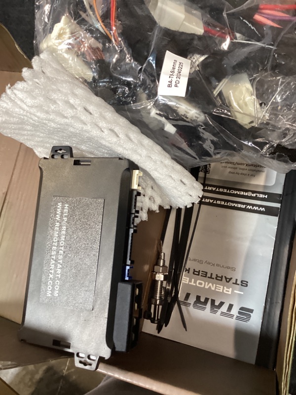 Photo 1 of Start-X Remote Starter Kit for Toyota Sienna (2011, 2012, 2013, 2014) Vehicles with Key Ignition | Plug & Play Install | Use Your OEM Key Fob | Lock 3X to Remote Start | Zero Wire Splicing