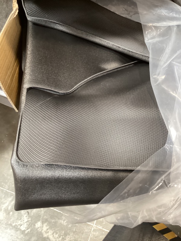 Photo 1 of Full Set mat for 2024 2025 2026 Ford Ranger (5ft Short Bed mat) SuperCrew Cab All Weather Truck Protector TPE Front and Rear Row?Floor Liners with Bed Trunk Liners Accessories - Black