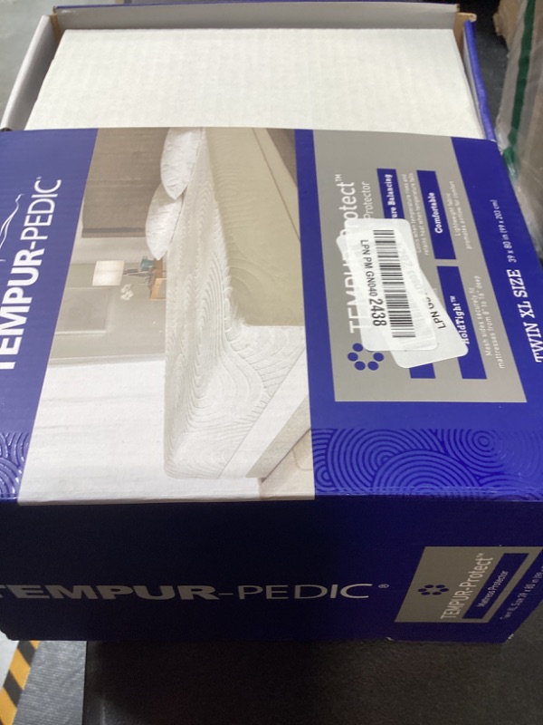 Photo 1 of Tempur-Pedic Protect Waterproof Mattress Protector, Twin XL, White