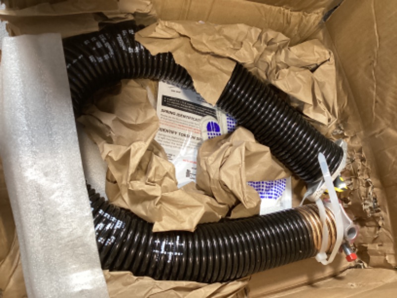Photo 1 of KaiMinDogz Right Hand Wind (Red Cone) 2" Garage Door Torsion Spring with Non-Slip Winding Bars & Gloves, Electrophoresis Black Coated, for Replacement, MIN 16,000 Cycles (0.250x2"x30")