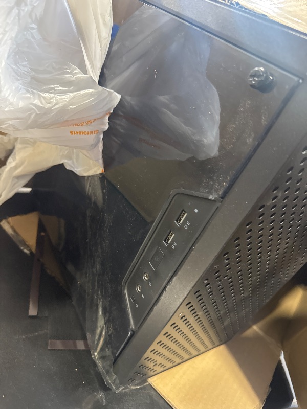 Photo 1 of Cooler Master MasterBox Q300L Micro-ATX PC Case - Compact mATX Computer Case with Magnetic Dust Filters, Modular Adjustable I/O Panel, Perforated Airflow Design, 1 x 120mm Pre-Installed Fan, Black