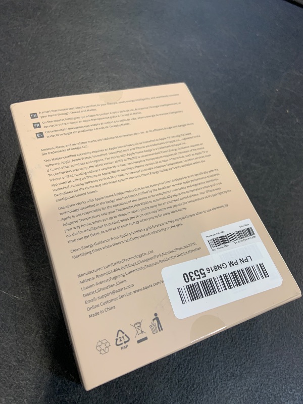 Photo 1 of Aqara Smart Thermostat W200 with Apple Adaptive Temperature & Clean Energy Guidance, 4" Touchscreen, Matter Controller, Built-in Radar Sensor, Works with Apple Home, Siri, Google Assistant, Alexa