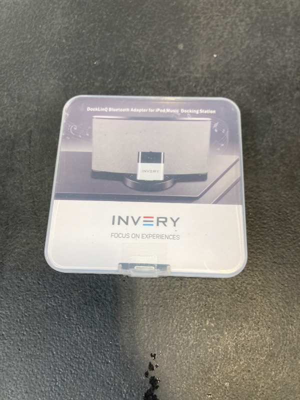 Photo 1 of INVERY DockLinQ Pro Bluetooth 5.0 Adapter Receiver for Bose Sounddock and 30 pin iPod iPhone Music Docking Station(Not for Cars)