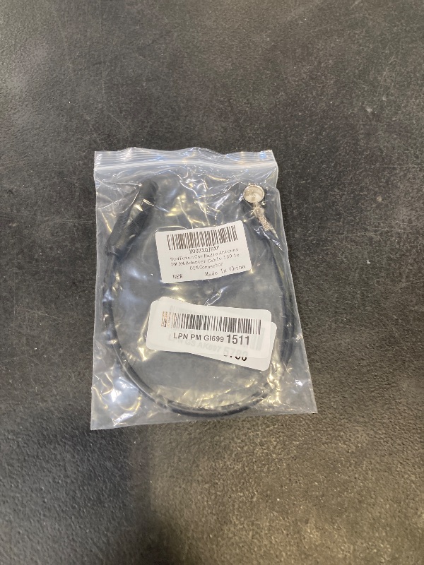 View 2 of RedYutou Car Radio Antenna FM AM Adapter Cable ISO to DIN Connector for Volkswagen Jetta, Peugeot 405, Citroen & Other Original Cars