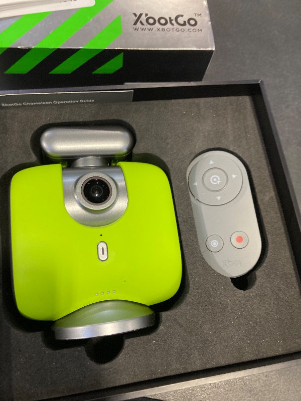 View 3 of XbotGo Chameleon AI Auto Sports Action Camera - 4K 60FPS Soccer Camera and Basketball Tracking Camera for Team Sports, Live Streaming, No Subscription, Works with iOS & Android (Lemon Green)
