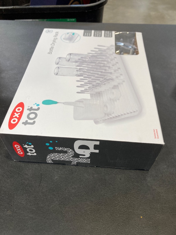 Photo 1 of OXO Tot Baby Bottle Drying Rack, Gray, Newborn Essentials Must-Have