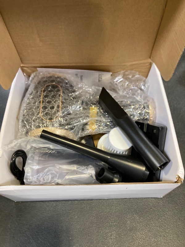 Photo 1 of Scstartx Portable Car Vacuum Cordless Mini Handheld Vacuums Cleaner Rechargeable with LCD Display and Multi-Nozzles, High Power Hand held Cleaners for Car, Home, Office, Sofa, Pet Hair,Keyboard
