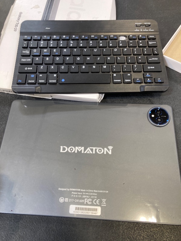 Photo 1 of DOMATON Tablet with Keyboard,2025 Android Tablets 14GB+128GB+1TB Expand, 10.1 Inch Tablet Octa-Core 2-in-1 Tablets with Incell Screen,5G WiFi & 4G LTE,7000 mAh,Face Unlock,Mouse,Case
