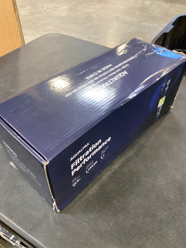 Photo 1 of AQUALTRA USF02-BKF Under Sink Filter System, 20K Gal with Faucet, NSF/ANSI/CAN 372 Certified, Reduce PFOA, PFOS, Chlorine, Lead, Mercury, Chloramine, Fluoride, Microplastic Particles, Bad Taste & Odor