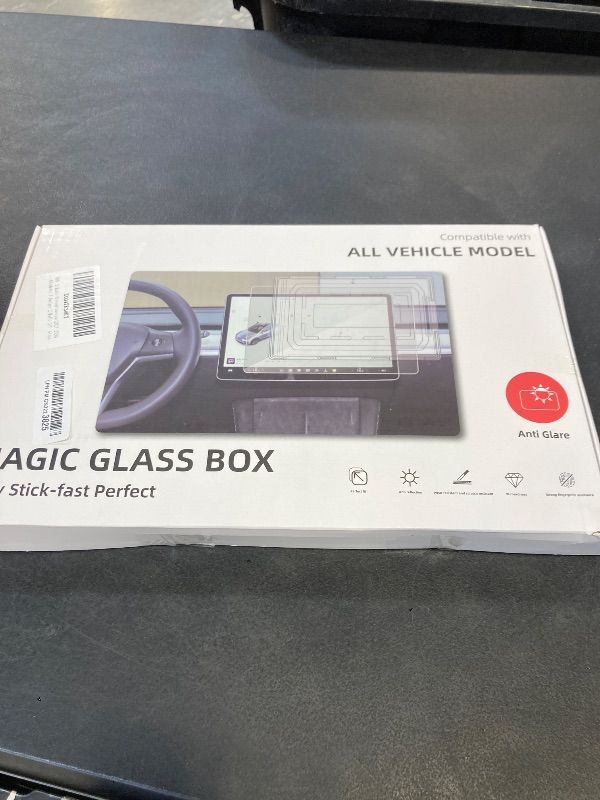 Photo 1 of SANBAN-AXE Screen Protector Matte for Tesla Accessories Model 3 Highland 2024-2026 & Model Y Juniper 2025 2026 No Glare & Fingerprint, Tempered Glass 15.4 In Front & Rear Protector with Alignment Kit