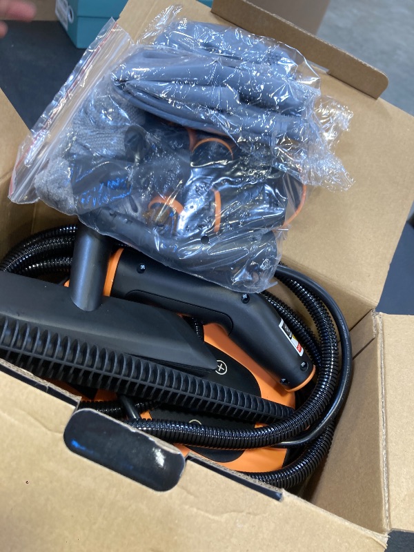 Photo 1 of Steam Cleaner, Portable Steamer for Cleaning with 16pcs Accessories, 6-Level Adjustable and 15s Heat-Up, Handheld Steam Cleaner for Home, Tile, Dirt, Grout, Grease, Car Detailing