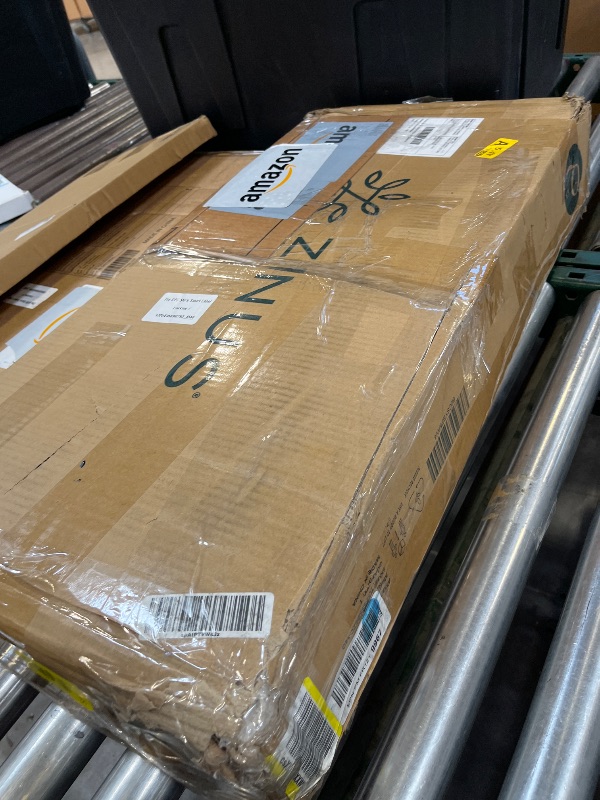 Photo 1 of Zinus Rumi 14in Queen Metal Bed Frame, Quick Assembly SmartBase® Mattress Foundation, Heavy Duty Sturdy Steel with No Box Spring Needed, Eco-Friendly Packaging, Black