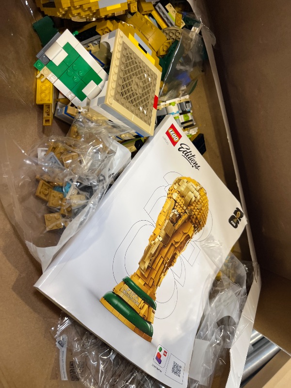 Photo 1 of LEGO Editions FIFA World Cup Official Trophy Building Set - Kit for Display in Bedroom, Home Office, Book Shelf - Soccer Fans Collectible - W/World Cup 2026 Minifigure - Gift for Birthdays - 43020