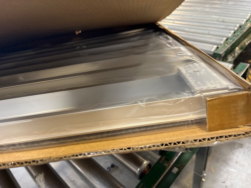 Photo 1 of UOKRR Threshold Ramp for Wheelchairs, 3-5.5" Rise and 30"×36" W Platform Aluminum Wheelchair Ramp, Door Threshold Ramps with a Non-Slip Thick Door Mat(Fits 36" W Doorways)