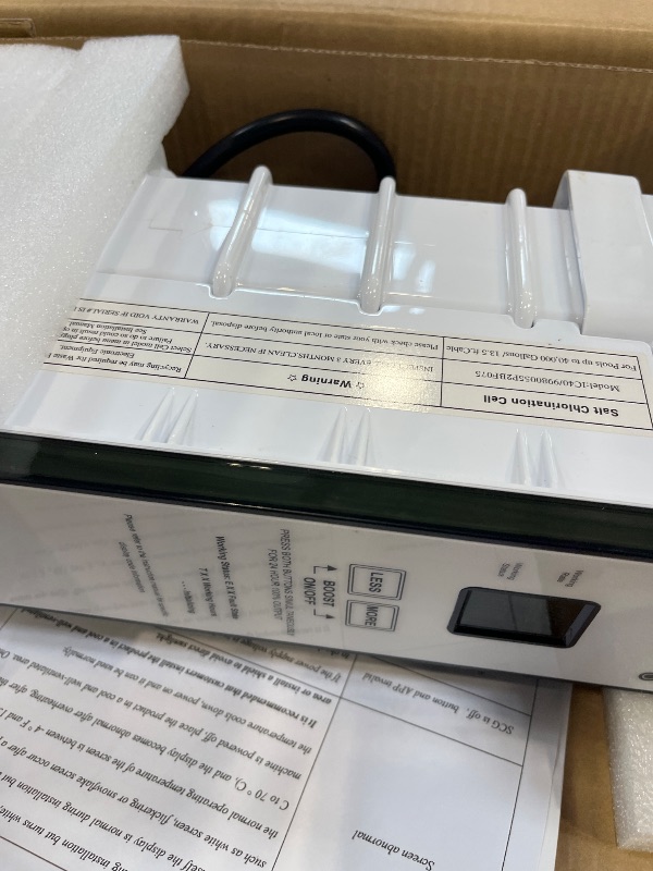 Photo 1 of IC40 Salt Cell Replacement Fit for Pentair IntelliChlor IC40 EC-520555 520555 Power Center, Up to 40000 Gallons Inground Pool Saltwater Chlorine Generator Cell