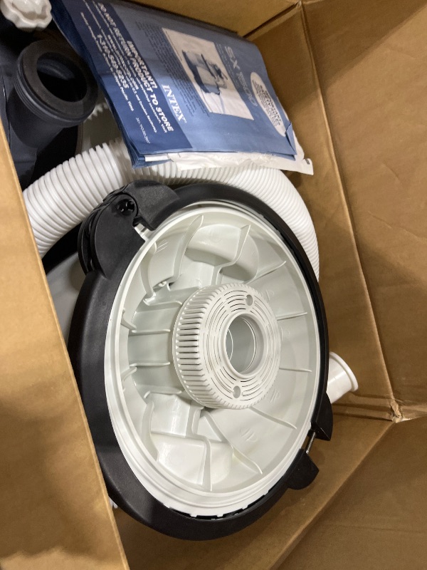 Photo 1 of INTEX 1,500 GPH Krystal Clear Sand Filter Pump for Above Ground Pools, Swimming Pool Pump with Automatic Timer - Improved Circulation, Filtration, & Clarity