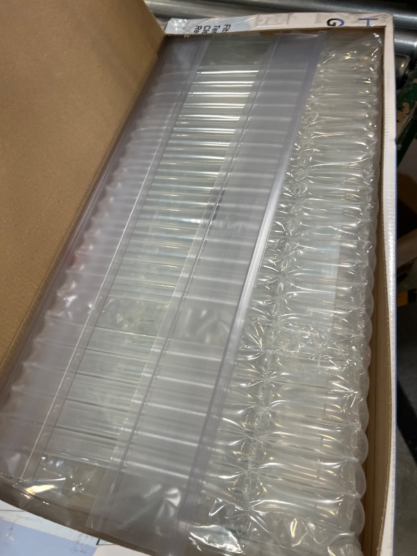Photo 1 of H2Pro 48x18 Glass Canopy 2 Piece Set for 75/90/110 Gallon Aquarium Fish Tank (22.08 x 16.57 x 0.16in)
