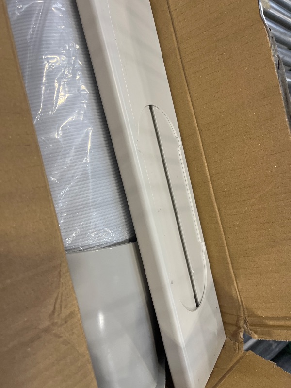 Photo 1 of Portable AC Window Vent Kit, Adjustable Vertical/Horizontal Sliding Window Kit Plate for AC Unit, Seamless Portable AC Window Seal With 5.9 Inch Diameter, 59 Inch Length Exhaust Hose