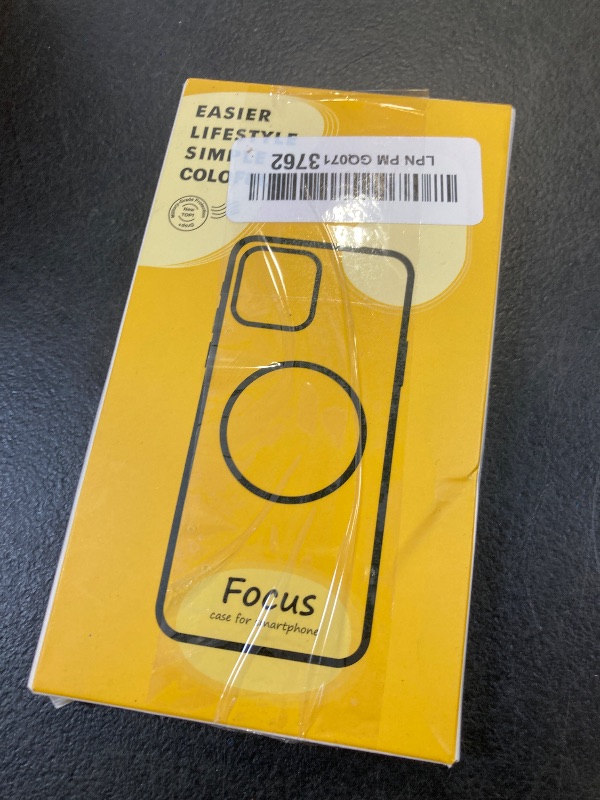 Photo 1 of Thomo Strong Magnetic for iPhone 13 Case & iPhone 14 Case [Compatible with Magsafe] Translucent Matte Slim Shockproof Women Girl Anti-Fingerprint Protective Case for iPhone 14/13 6.1", Yellow