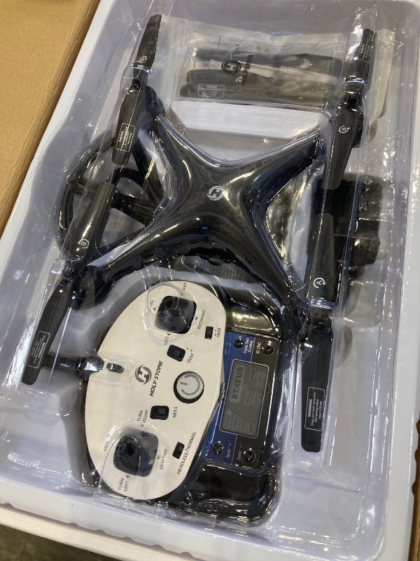 Photo 1 of Holy Stone HS110D FPV RC Drone With 1080P HD Camera Live Video 120 Wide Angle WiFi Quadcopter With Gravity Sensor, Voice Control, Gesture Control, Altitude Hold, Headless Mode, 3D Flip RTF 2 Batteries