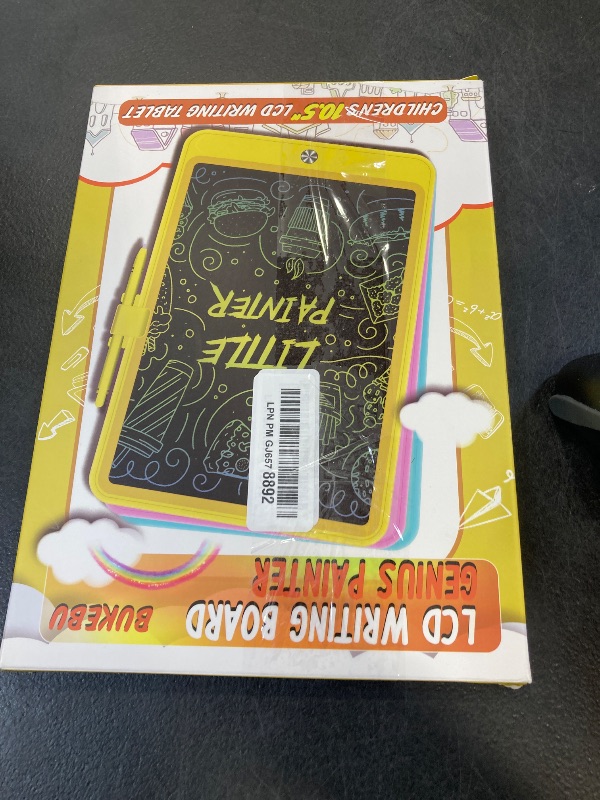 Photo 1 of BUKEBU LCD Writing Tablet - 10.5" Yellow