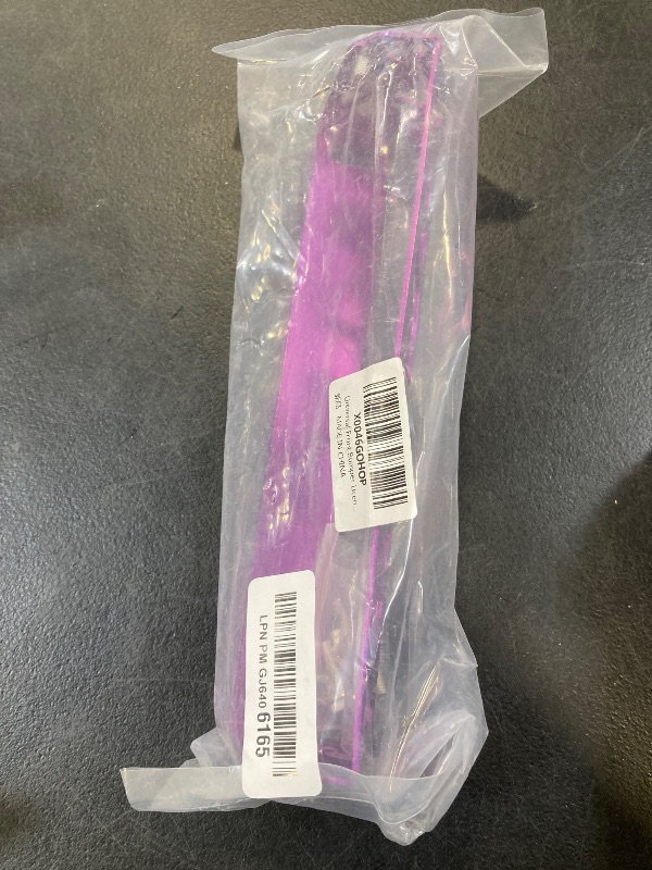 Photo 1 of Universal Front Bumper License Plate Holder License Plate Mount Changeable License Plate Relocator Bracket for Car (PURPLE)