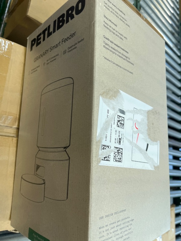 Photo 1 of PETLIBRO Automatic Cat Feeder, 5G WiFi Automatic Dog Food Dispenser with Freshness Preservation, 5L Timed Pet Feeder with Low Food Sensor, Up to 10 Meals Per Day, Granary Black