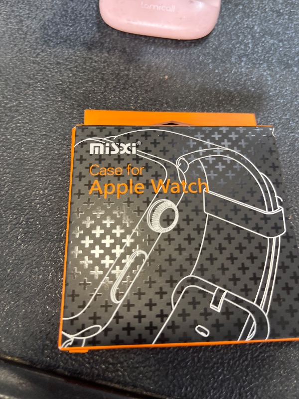 Photo 1 of Misxi 2 Pack Hard PC Case with Tempered Glass Screen Protector Compatible with Apple Watch Series 9 (2023) Series 8 Series 7 45mm, Ultra-Thin Scratch Resistant Cover for iWatch S9/S8/S7, Black