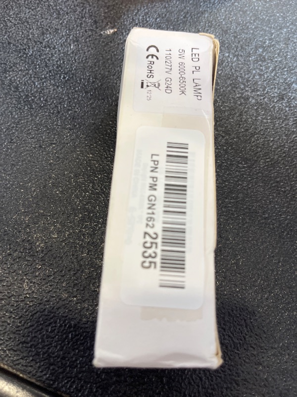 Photo 1 of E-Simpo 1pc G24d 2-Pin Led Light Bulb 5W/4.7" PLC10W LED PL Horizontal 180D View Angle 2U Tube Plug in PL-C CFL Replacement Frosted Daylight 6000K (5W LED for PLC-10W, 4.7")