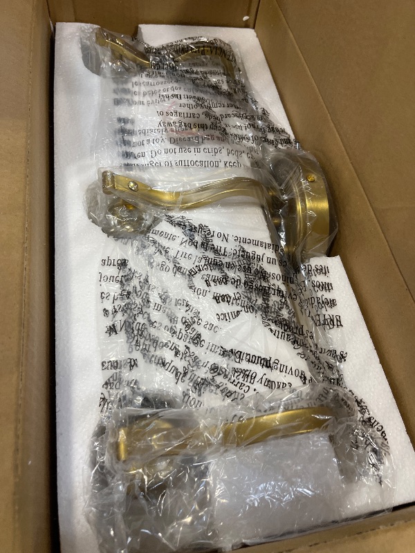 Photo 1 of ANDY STAR Bathroom Light Fixture, 3-light Brass Vanity Light, Vintage Bathroom Lights Over Mirror with Crystal Beads, Wall Sconce Lighting with Frosted Milky Glass Shade, E26 Base (Bulbs Not Included)