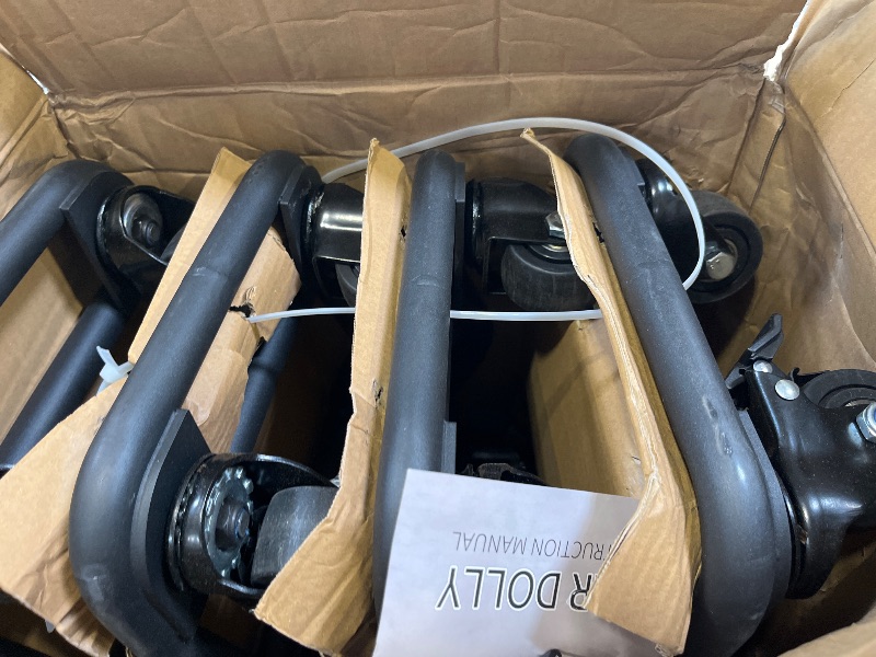 Photo 1 of Car Dolly Set of 4, 9000 LBS Capacity Universal Vehicle Moving Dolly for Cars, SUVs, Motorcycles & Boats, Low-Profile Wheel Skates for Garage, Workshop and Marine Use