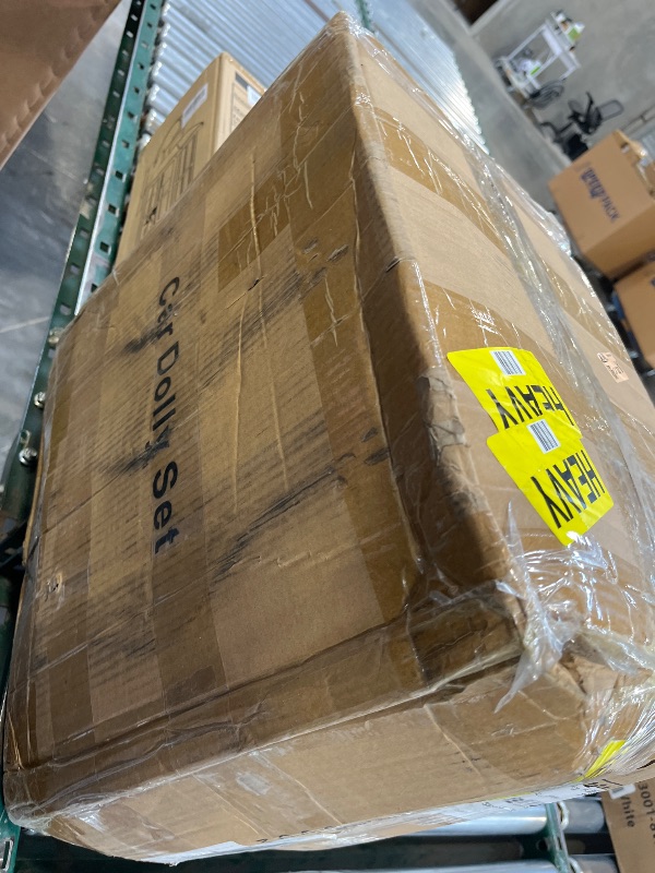 Photo 1 of Car Dolly Set of 4, 9000 LBS Capacity Universal Vehicle Moving Dolly for Cars, SUVs, Motorcycles & Boats, Low-Profile Wheel Skates for Garage, Workshop and Marine Use