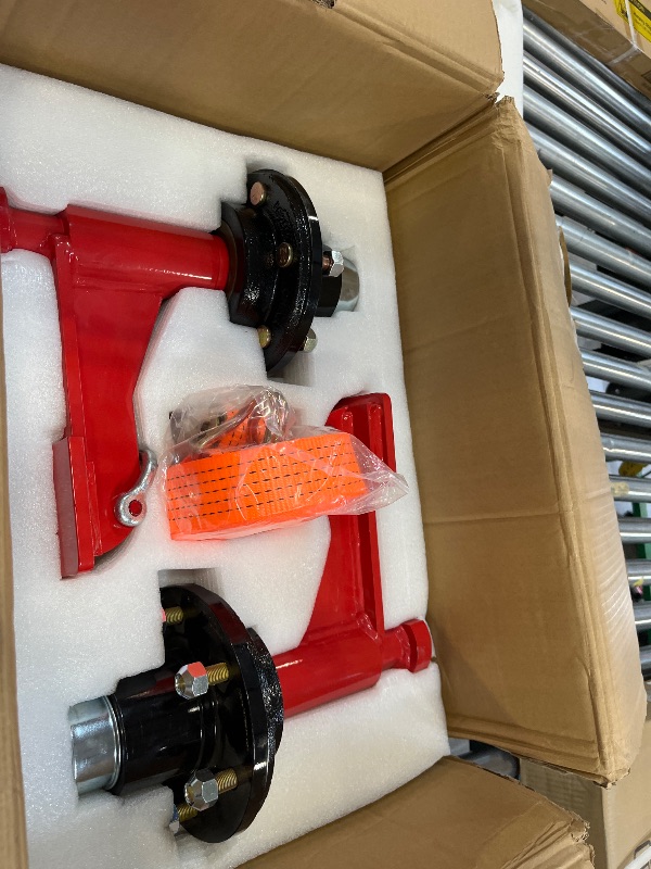 Photo 1 of Upgrade 2Pack Shipping Container Wheel Kit 6x5.5 Lug, 8800LB Load Capacity