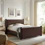 Photo 1 of MODWAY Rael Brown Wood Frame King Platform Bed
