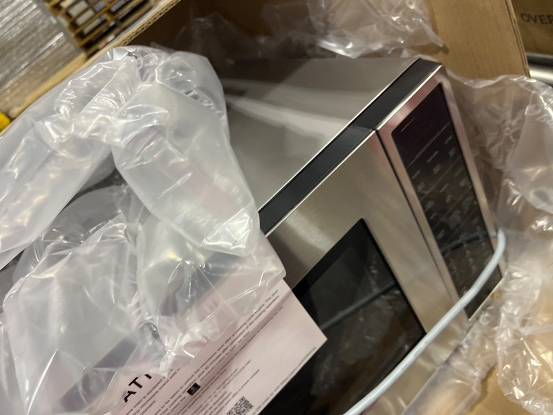 Photo 1 of SHARP SMC1585KS Convection Countertop Microwave Oven with Removeable 15.4" Carousel Turntable, 1.5 Cubic Feet, 900 Watt, Sensor Cooking, Stainless Steel