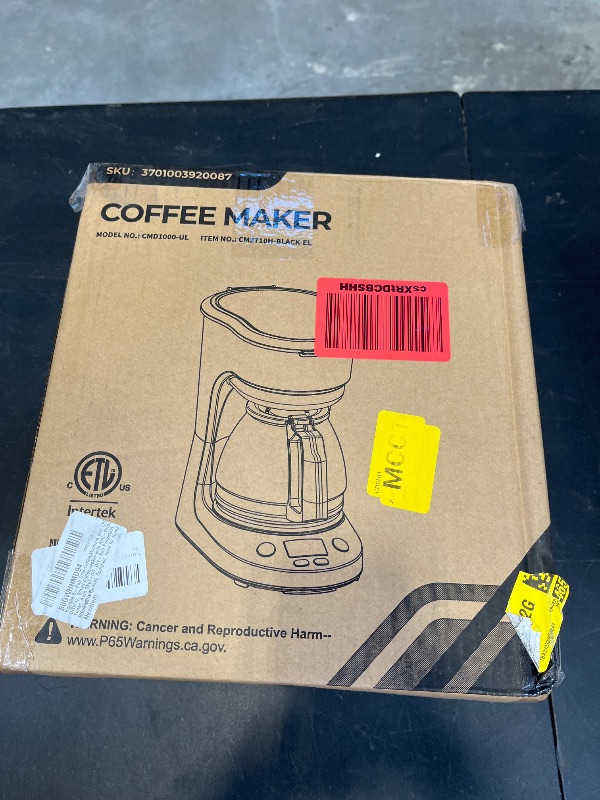 Photo 1 of Kismile 5-Cup Drip Coffee Maker, LED Display, Timer,Anti-Drip & Shut-Off