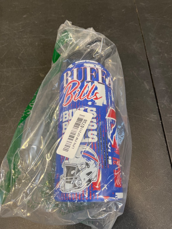 Photo 1 of Proformance Home NFL Buffalo Bills ProPress Homefield Mashup 32oz Stainless Steel Water Bottle, Press Top Lid