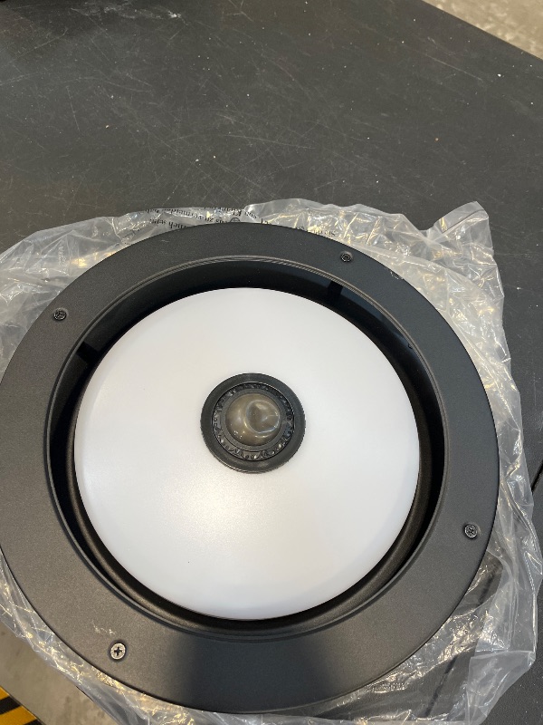 Photo 1 of GAAZIE LED Motion Sensor Outdoor Ceiling Light with Acrylic Shade 24W 5CCT Flush Mount Ceiling Fixture for Porch, Patio, Balcony, Garage