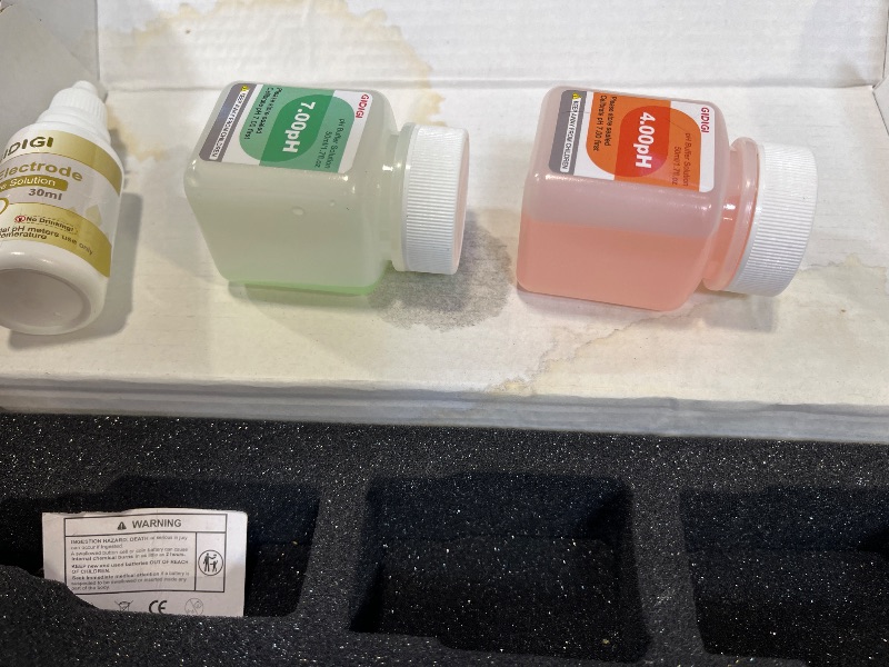 Photo 1 of GIDIGI Digital pH Meter for Food Fermentation with pH Calibration Solution
