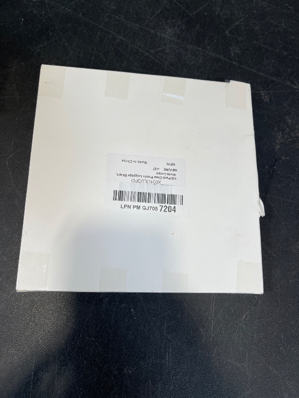 Photo 1 of SBYURE Clear Plastic Luggage Straps, 100 Pack