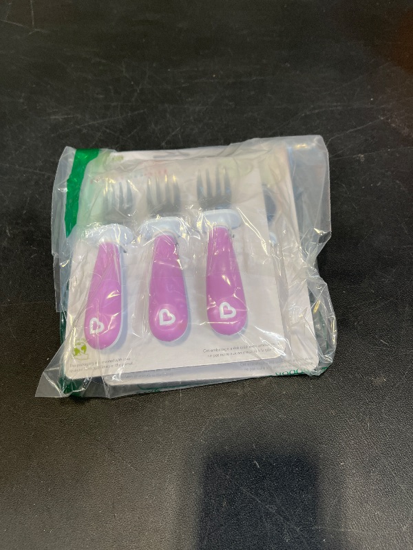 Photo 1 of Munchkin Raise Toddler Fork and Spoon Set