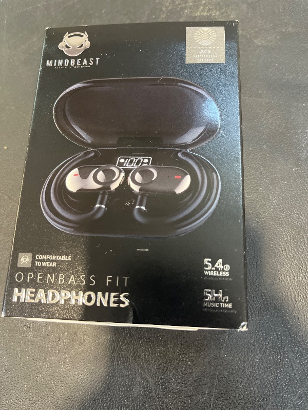 Photo 1 of Open Ear Earbuds Bi-Axial Custom Fit Immersive Sound Wireless Headphones