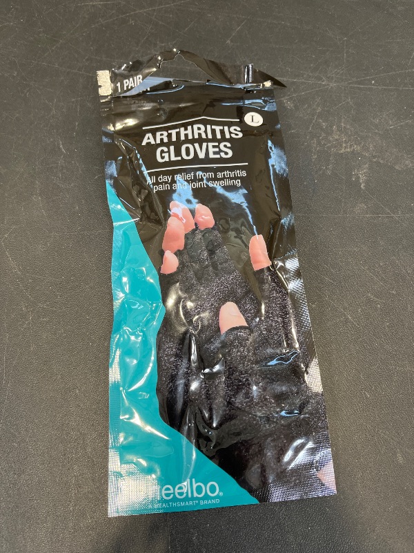 Photo 1 of Heelbo Arthritis Compression Gloves for Pain Relief, Reduces Swelling & Stiffness, FSA & HSA Eligible, Fits Men & Women, Joint Pain Relief, Large